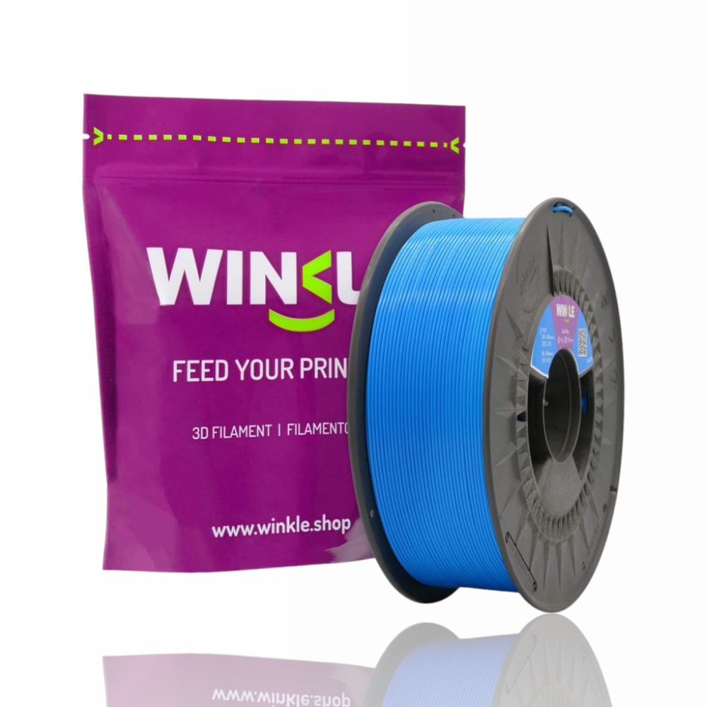 PLA HIGH SPEED 10m (Amostra) Azul Celeste Sky Blue - WINKLE - Image 3