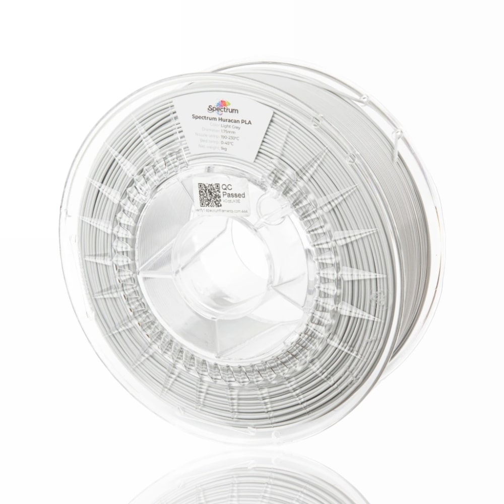 Huracan PLA 1kg Light Grey - Spectrum Filaments