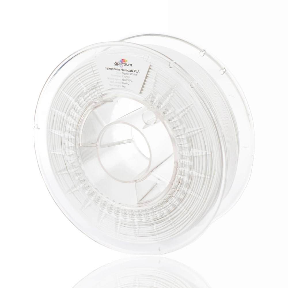 Huracan PLA 1kg Signal White - Spectrum Filaments