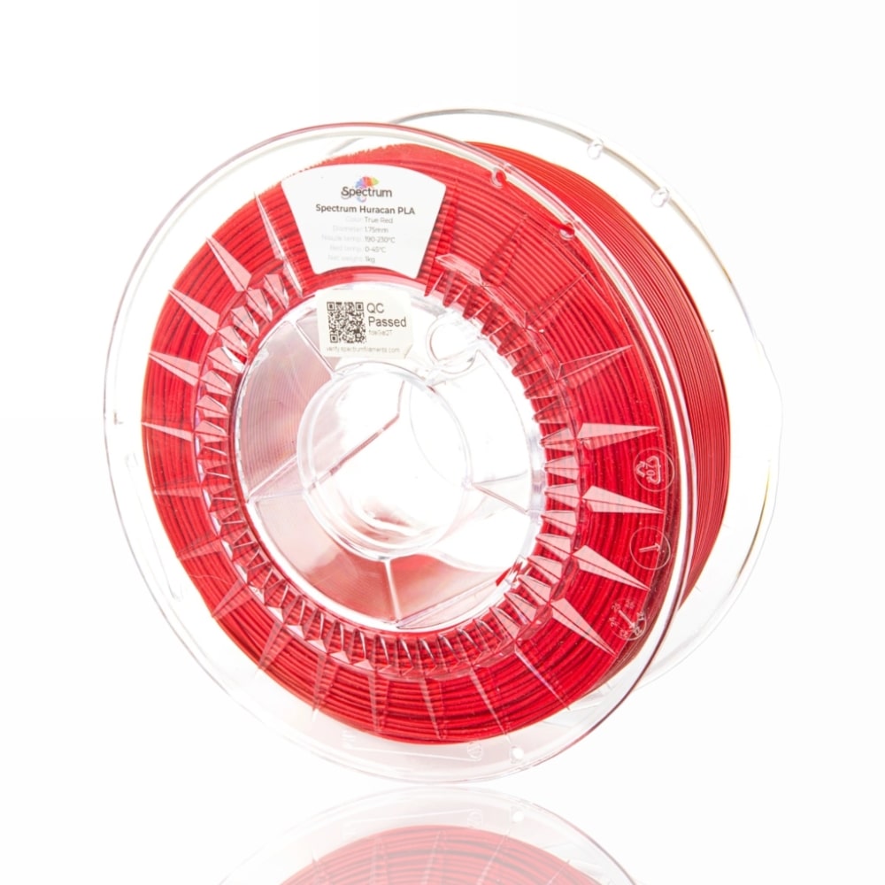 Huracan PLA 1kg True Red - Spectrum Filaments