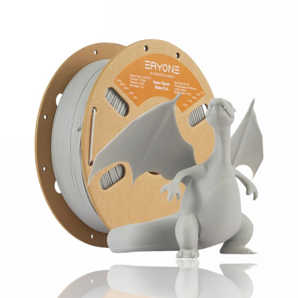 PLA Matte Hyper 1kg Light Grey - ERYONE
