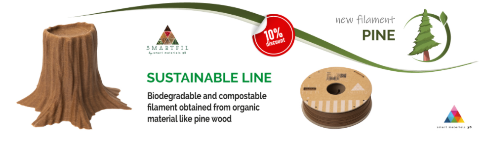 Smartfil WOOD PLA M 750g Acacia - Smart Materials 3D - Image 22