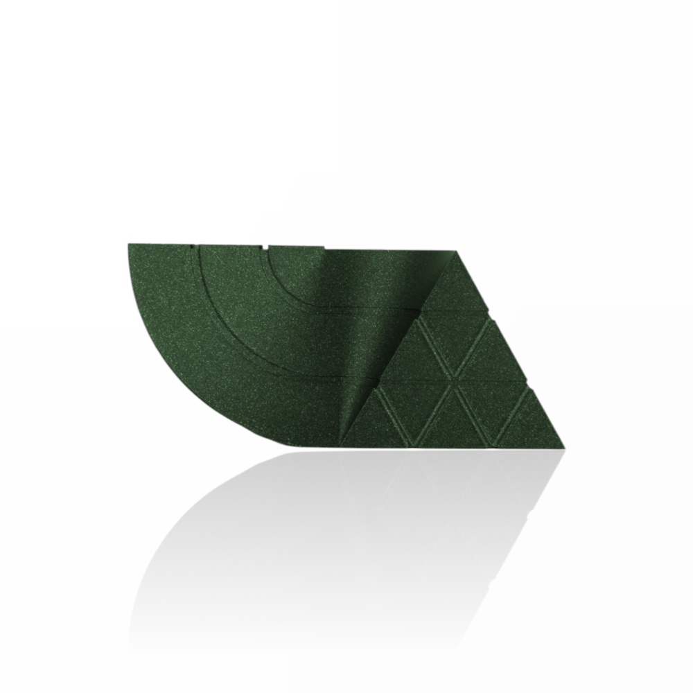 Smartfil PLA GLITTER DARK GREEN L 1kg Verde - Smart Materials 3D