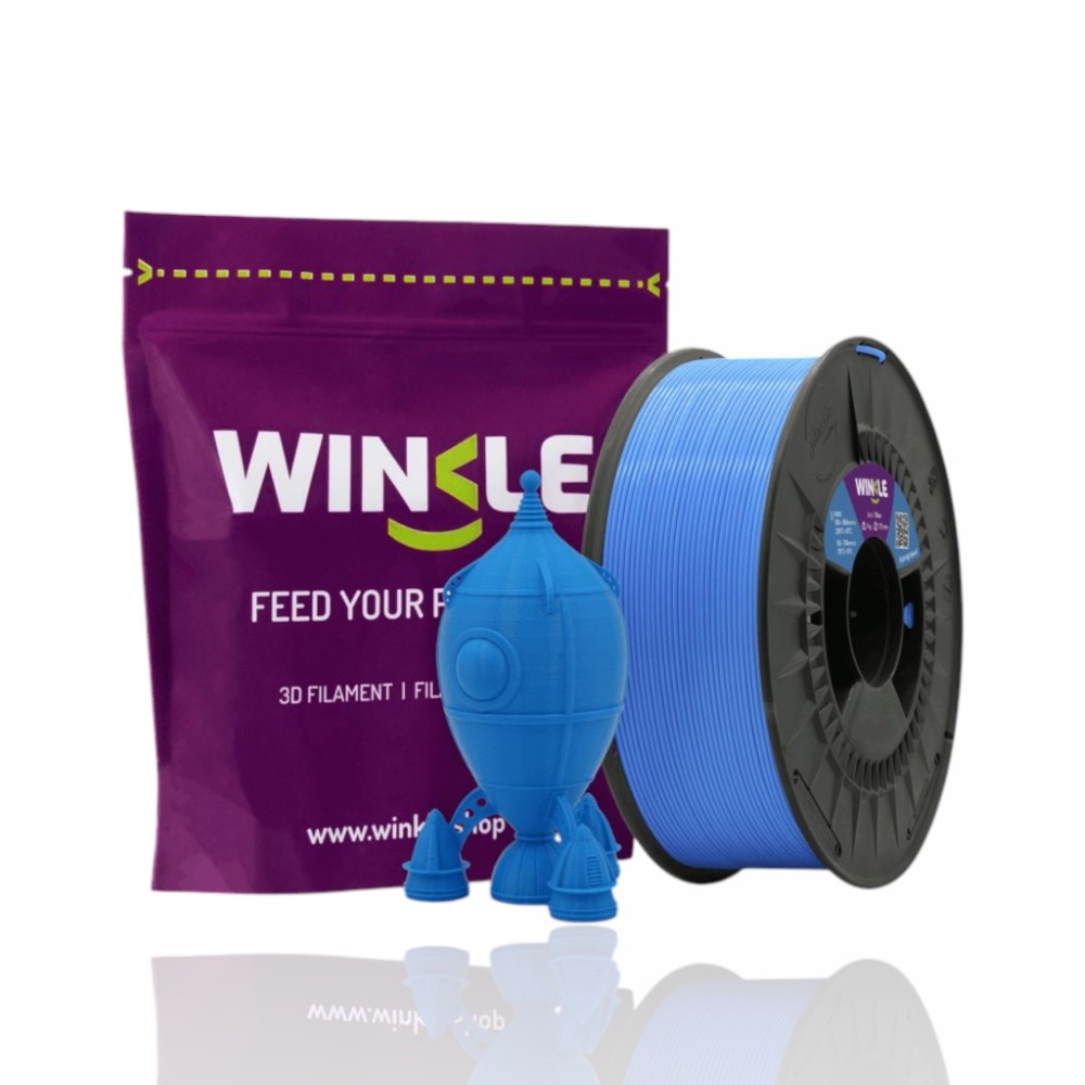 PLA HIGH SPEED 10m (Amostra) Azul Celeste Sky Blue - WINKLE