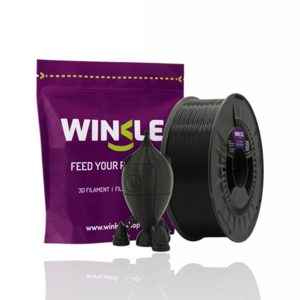 PLA HIGH SPEED 1kg Negro Azabache Jet Black - WINKLE