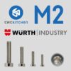 25 Parafusos TORX Stainless Steel M2x10 (TX6 Low Head Screw) - CNC Kitchen