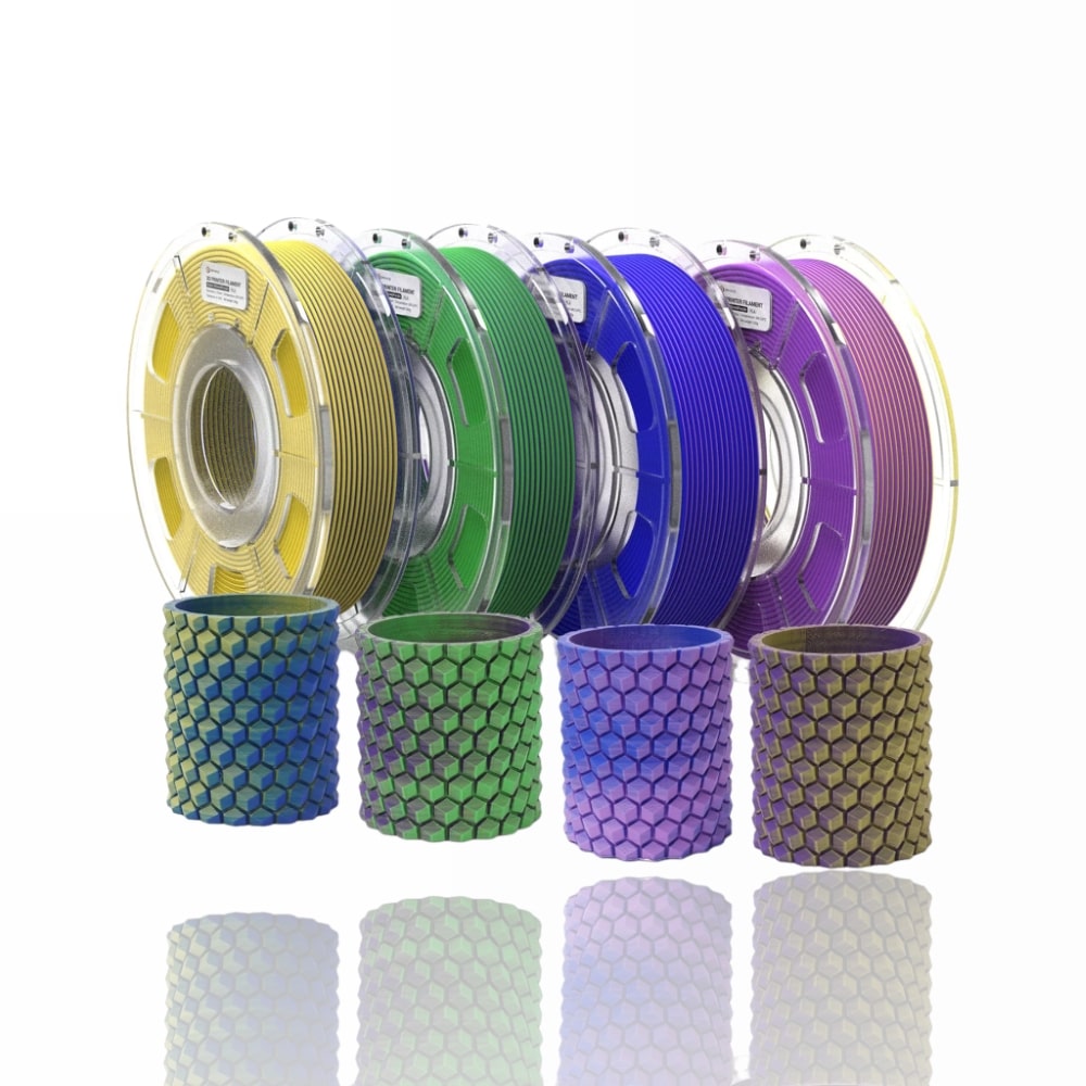 Pack PLA Matte Dual-Color 1kg (4x 250g) Combination - ERYONE