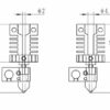 Heat Sink MK10 de Alumínio compatível com CR10S 27X20X12 ( heastsink bloco de aquecimento  ) - AIMSOAR
