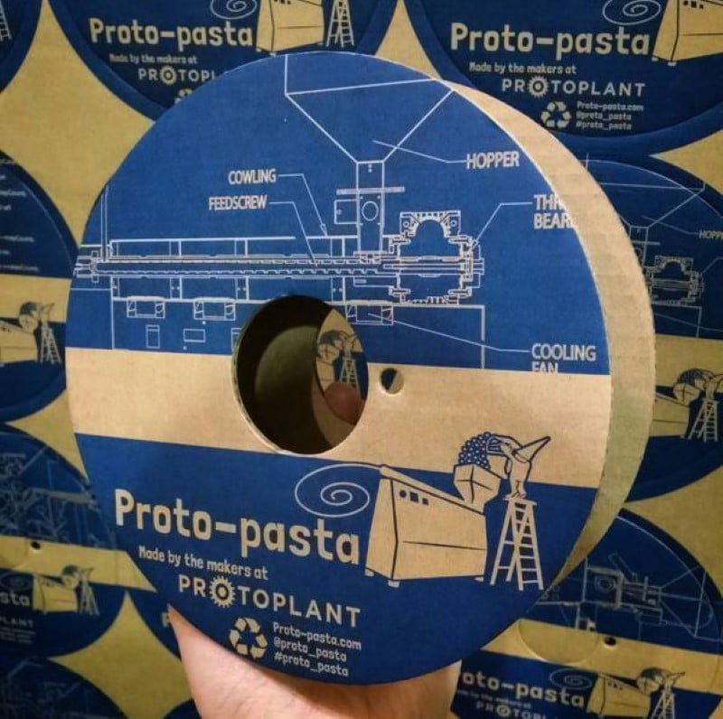 PLA Back-to-basics White (4043D PLA Filament) 1kg - ProtoPasta - Image 3
