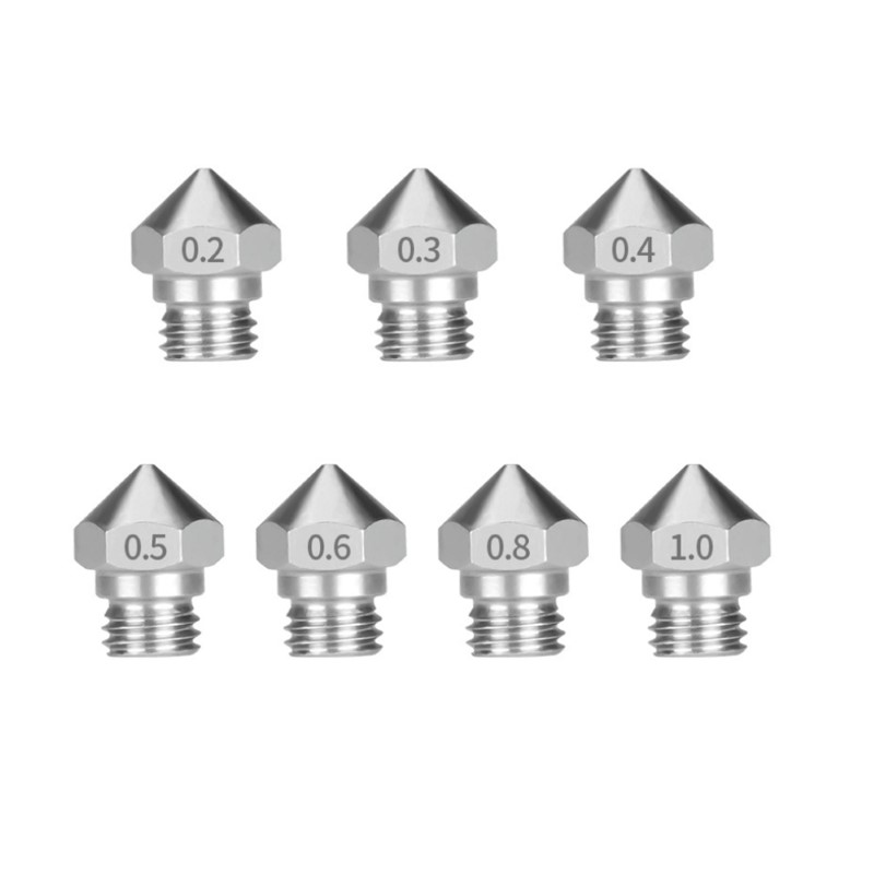 0.3mm Aço Inox Stainless Steel Nozzle MK10  - AIMSOAR - Image 2