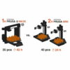 PRUSA Mini Upgraded (Equipamento recondicionado e melhorado certificado pela Evolt incluindo instalação e upgrades como Bondtech original + Sensor SuperPINDA original + Heat-break Kit original) - Prusa Original - USADA