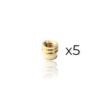Pack 5 unidades Porca Inserção M3 para embutir em plástico ( Thread inserts ) - Bondtech