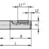 Parafuso M3 3*8mm Aço Inoxidável 304 Allen Hexagonal (Stainless steel hexagon socket bolts Cap screws) - AIMSOAR