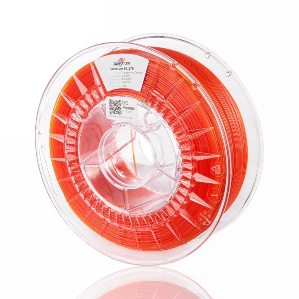 PC 275 1kg Transparent Orange - Spectrum Filaments