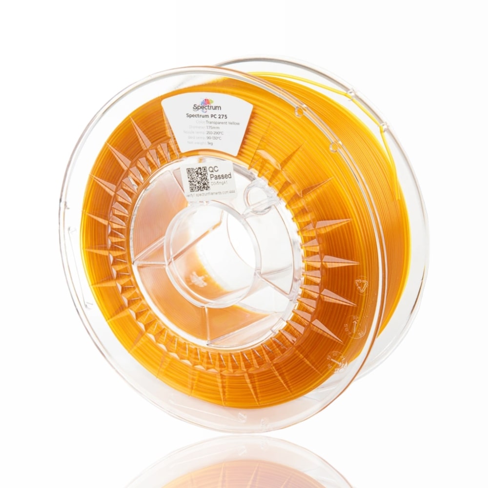 PC 275 1kg Transparent Yellow - Spectrum Filaments