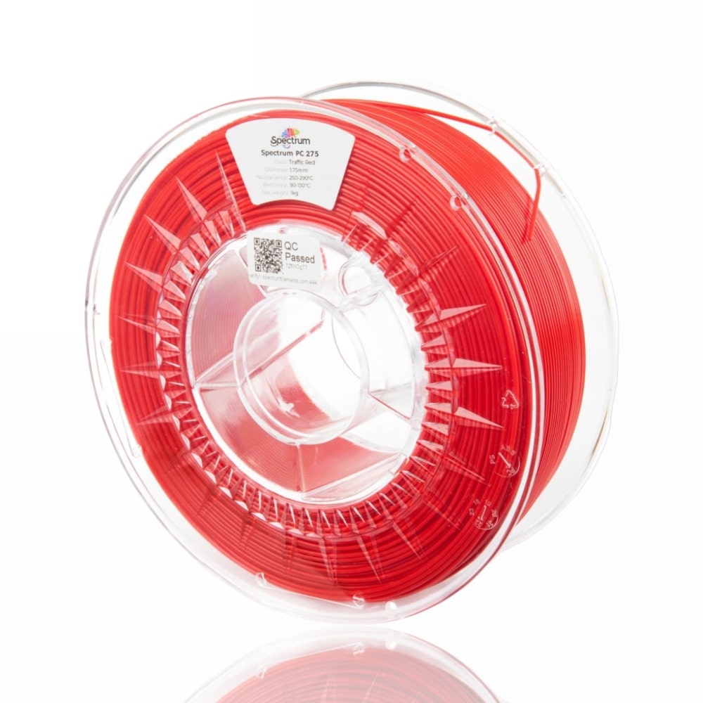 PC 275 1kg Traffic Red - Spectrum Filaments