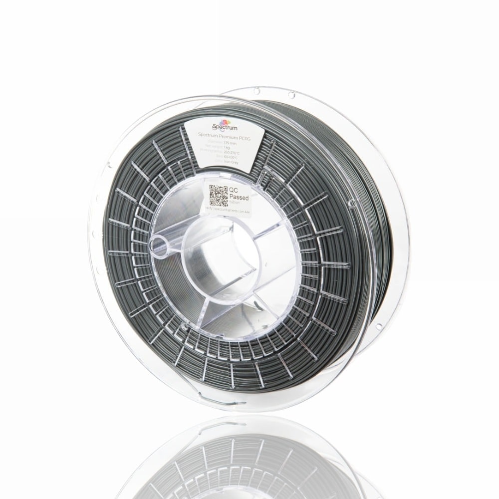 PCTG Premium Iron Grey 1kg - Spectrum Filaments
