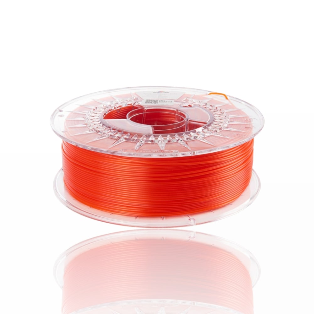 PCTG Premium Transparent Orange 1kg - Spectrum Filaments - Image 2