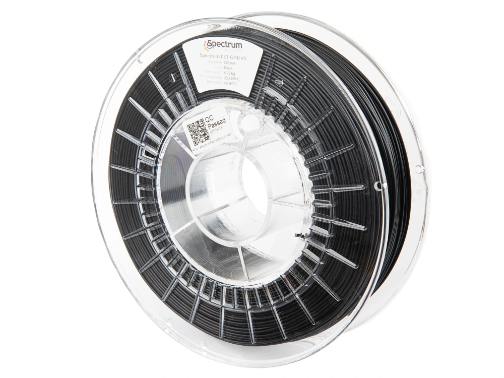PETG FR V0 (Retardador de Fogo) 750g Black - Spectrum Filaments - Image 8