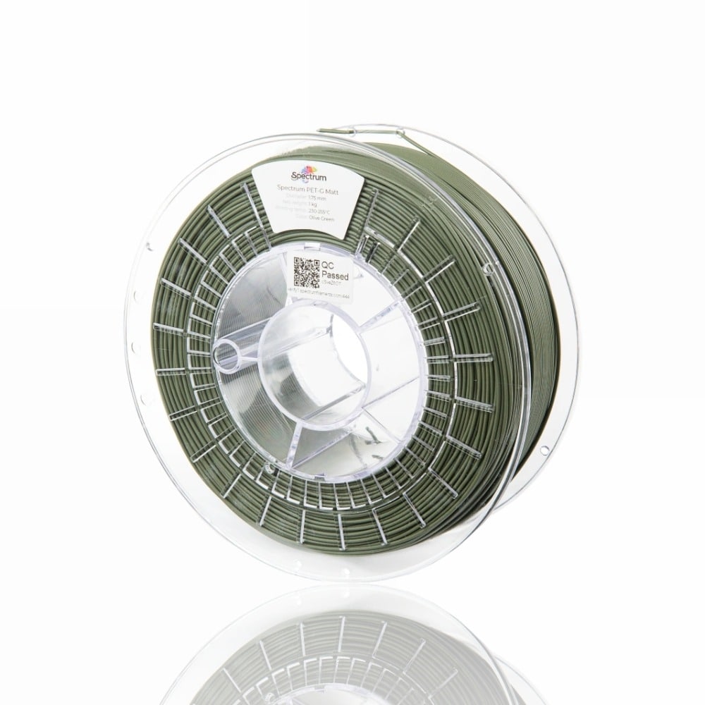 PETG Matt 1kg Olive Green - Spectrum Filaments