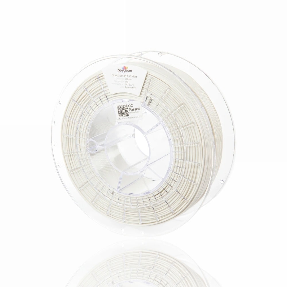 PETG Matt 1kg Polar White - Spectrum Filaments
