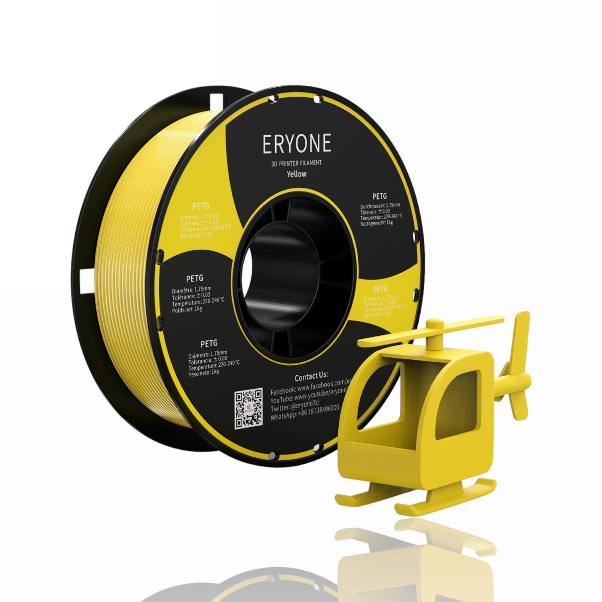 PETG 1kg Yellow - ERYONE