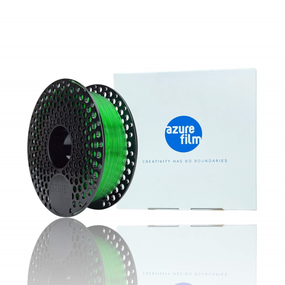 PETG 50g (Amostra) Green Transparent - Azurefilm - Image 3