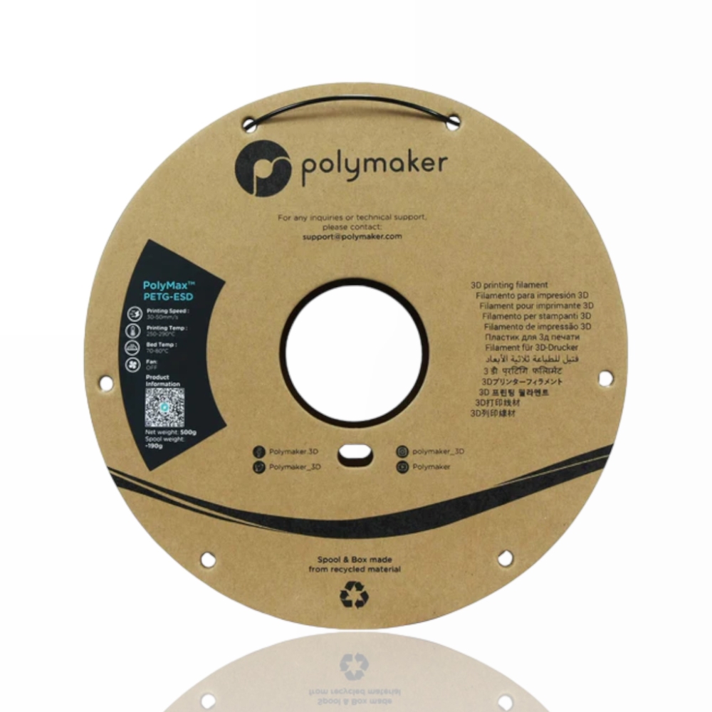PLA-LW PolyLite 800g Black - Polymaker - Image 4