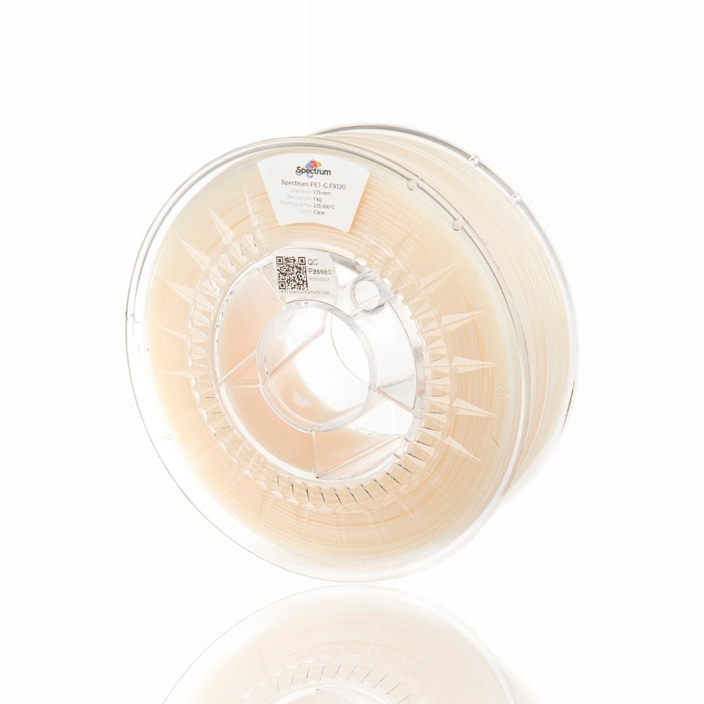 PETG FX120™ 1kg Clear - Spectrum Filaments