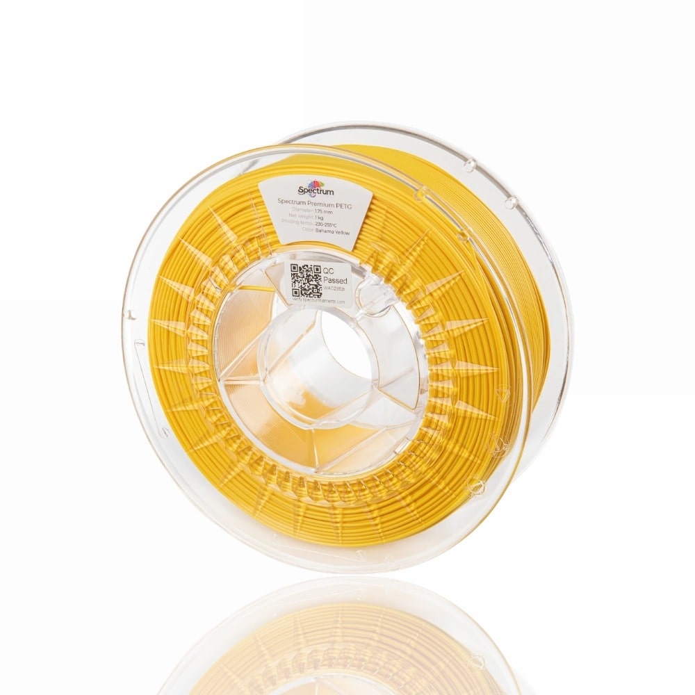 PETG Premium 1kg Bahama Yellow - Spectrum Filaments