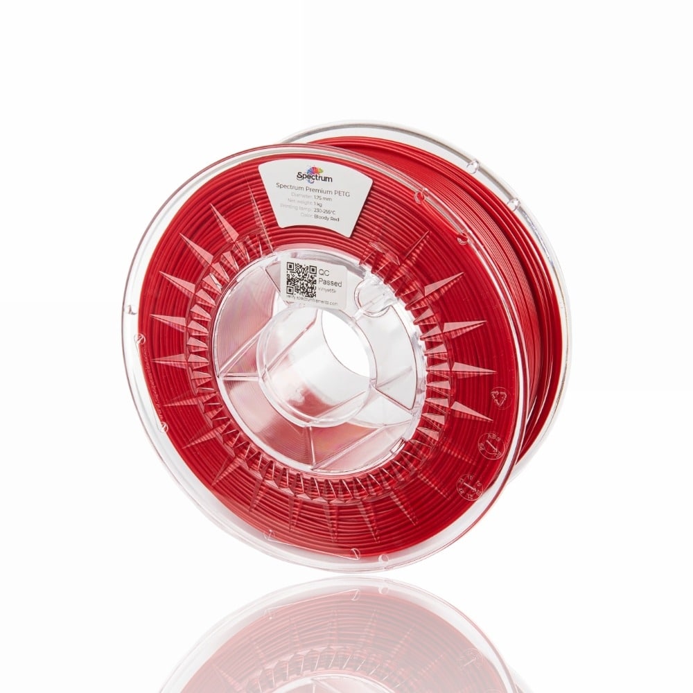 PETG Premium 1kg Bloody Red - Spectrum Filaments
