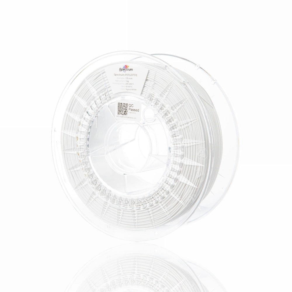 PETG/PTFE 1kg Signal White - Spectrum Filaments
