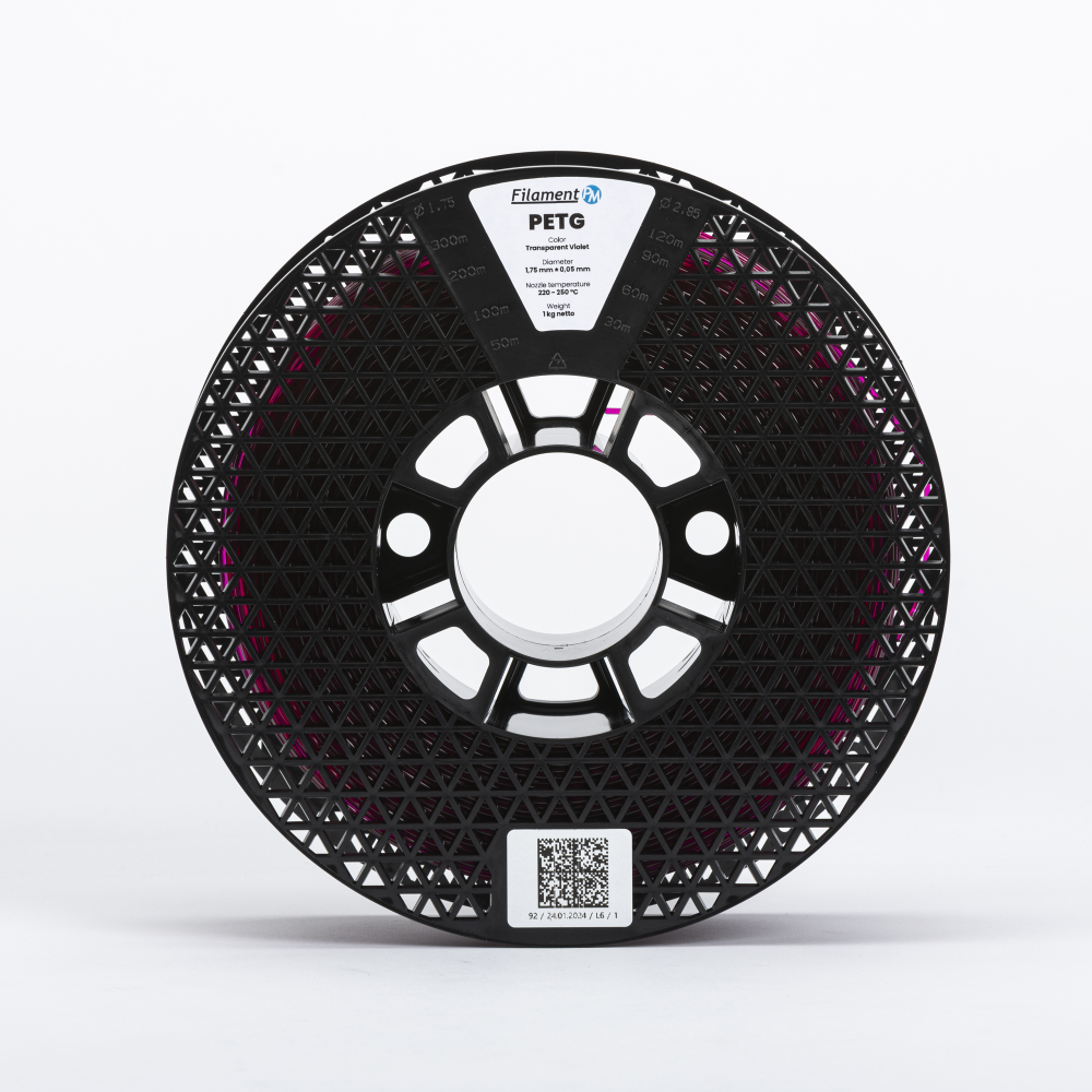 PETG 1kg Transparent Violet - Filament PM - Image 3