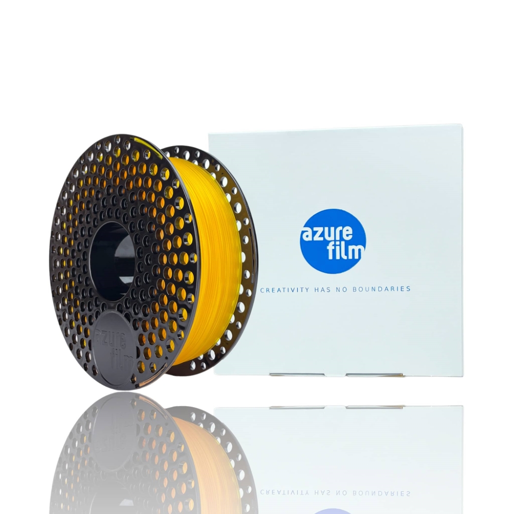 PLA 50g (Amostra) Yellow Transparent - Azurefilm - Image 3