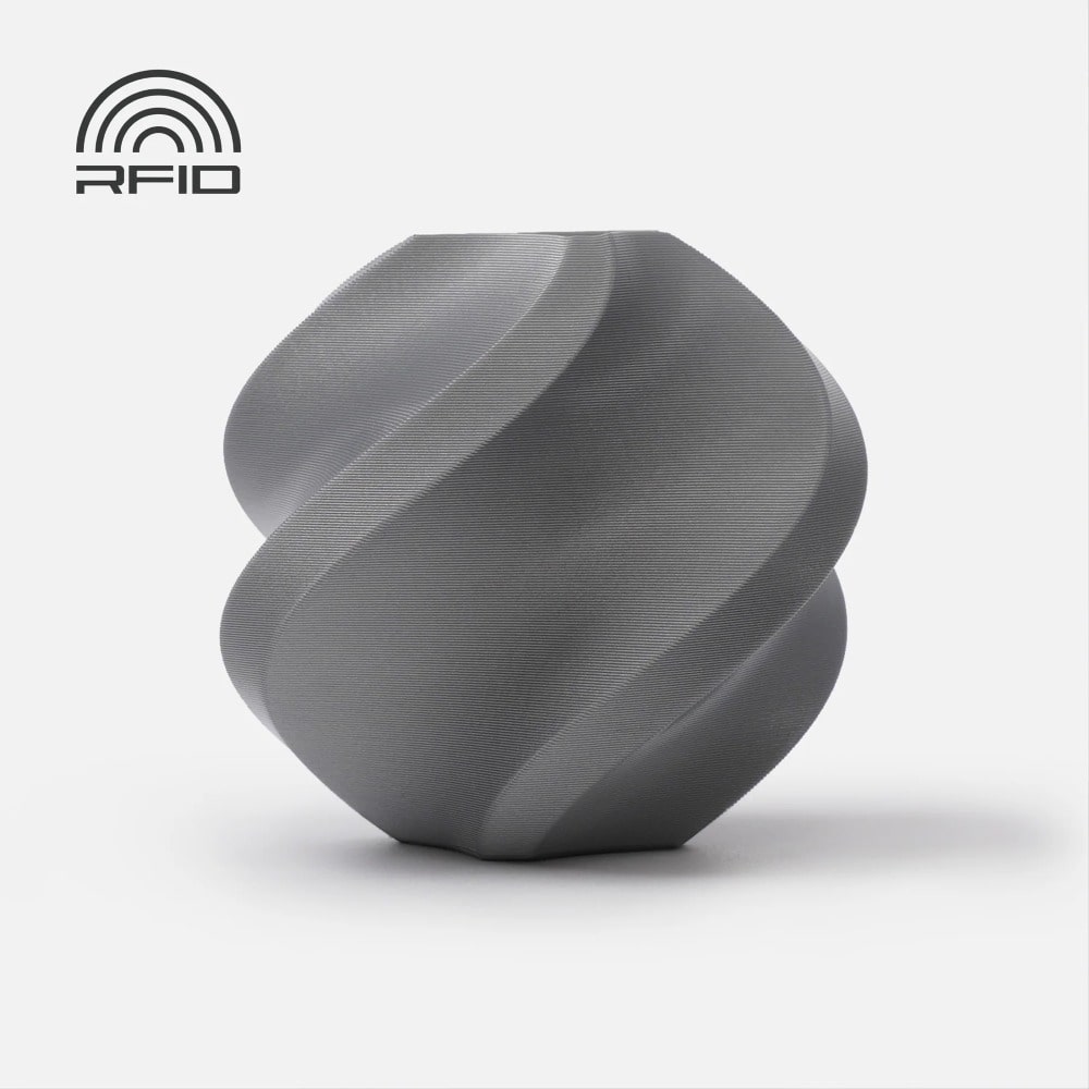PLA Basic 1kg (With Spool) Silver - Bambu Lab