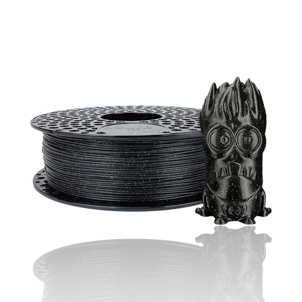 PLA 50g (Amostra) BLACK GLITTER - Azurefilm