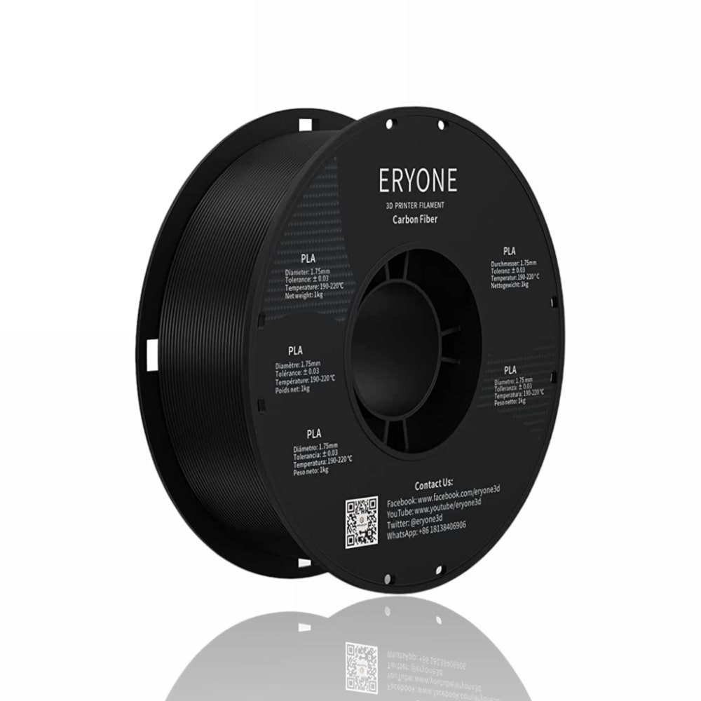 PLA Carbon Fiber 1kg Black - ERYONE - Image 2