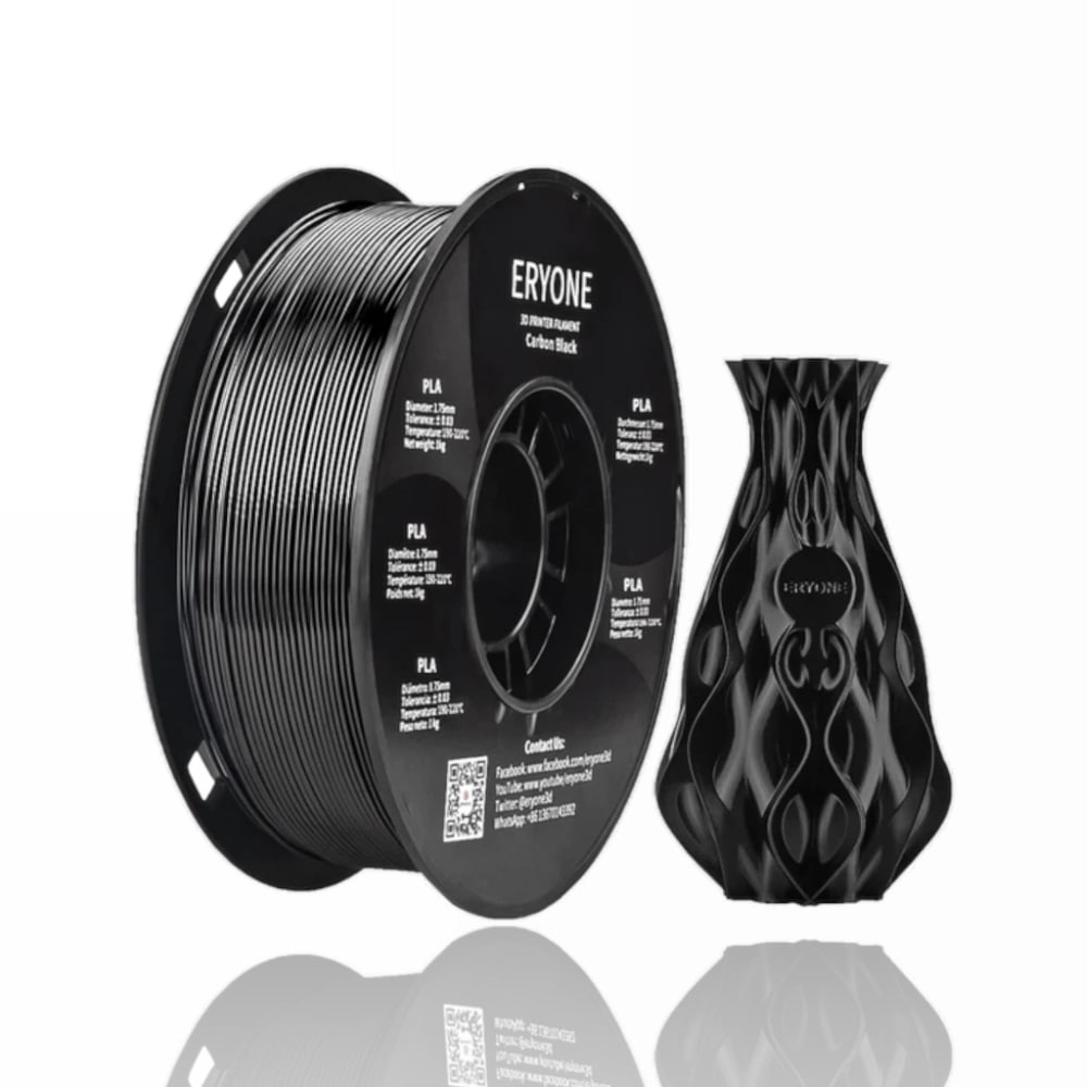 PLA Carbon Fiber 1kg Black - ERYONE