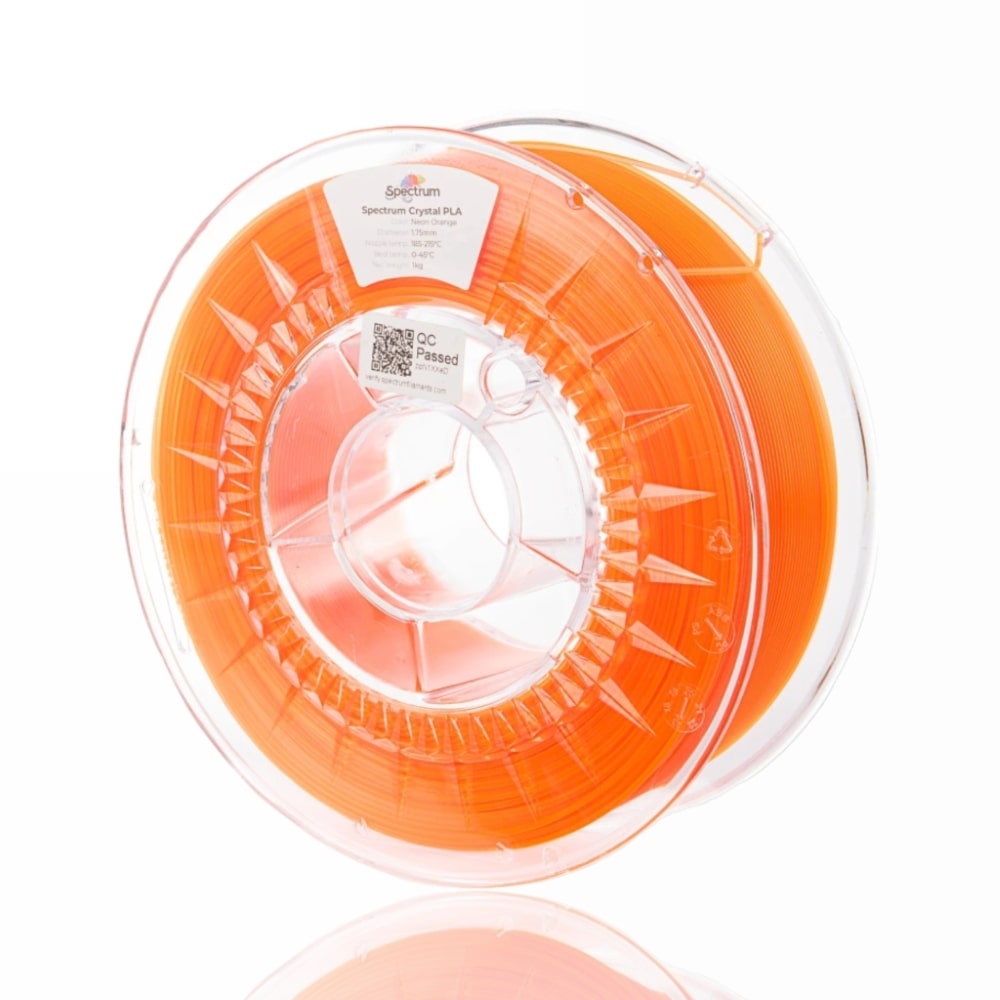 PLA Crystal 1kg Neon Orange - Spectrum Filaments - Image 2