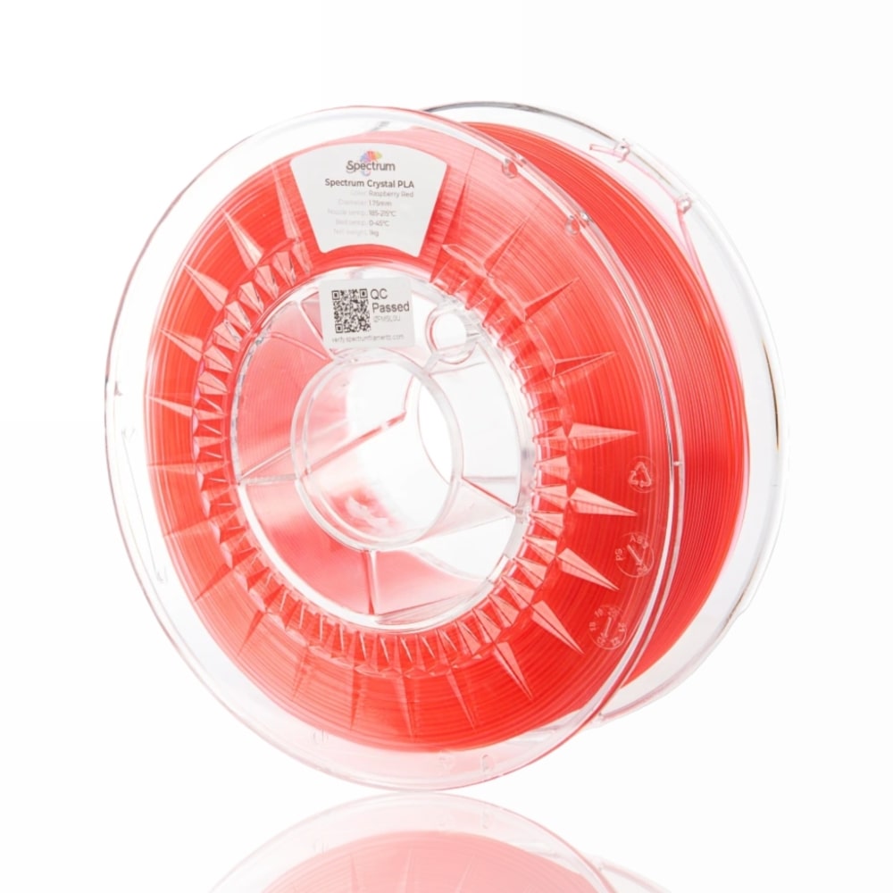 PLA Crystal 1kg Raspberry Red - Spectrum Filaments - Image 2