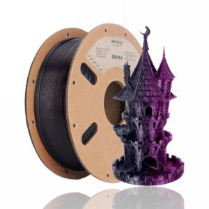 PLA Silk Dual-Color 1kg (Black & Rose) - ERYONE
