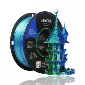 PLA Silk Dual-Color 1kg (Blue & Green) - ERYONE