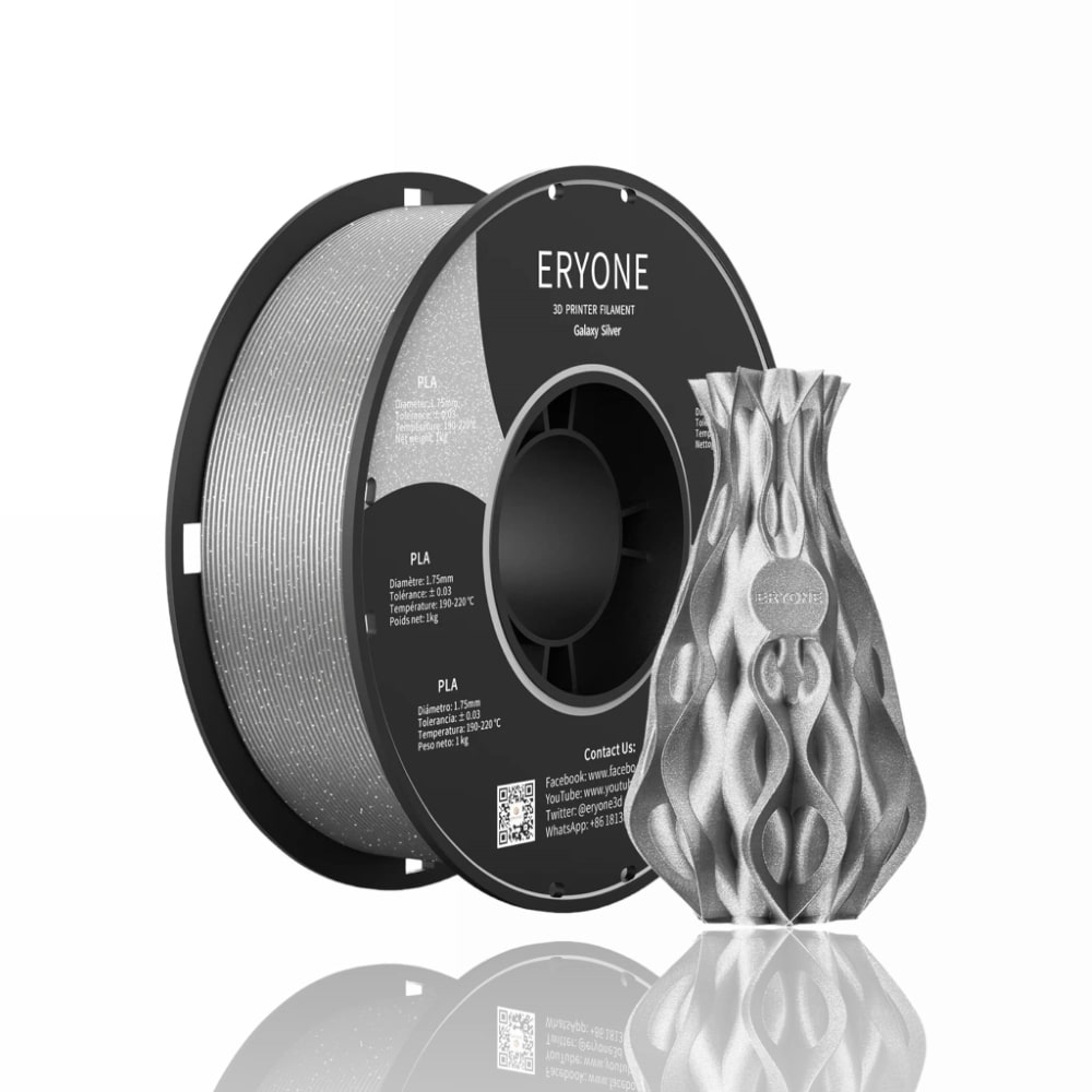 PLA Galaxy 1kg Silver - ERYONE