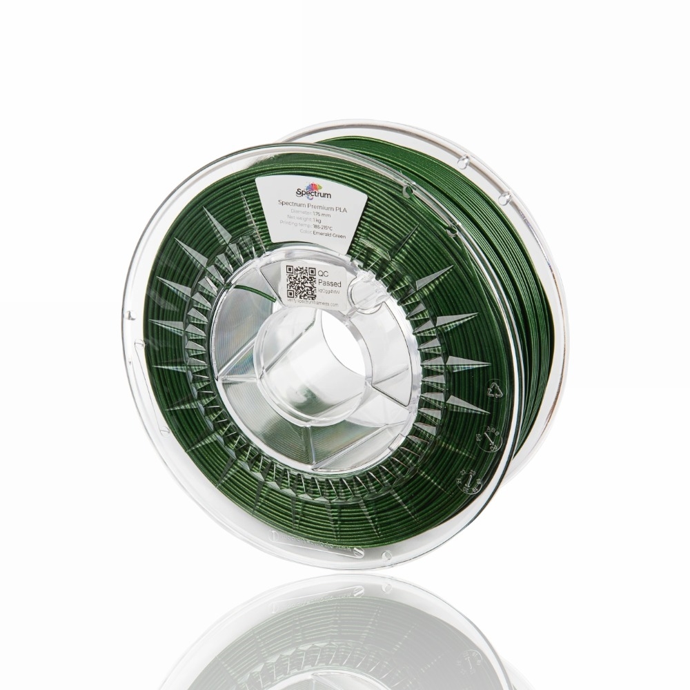 PLA Glitter 1kg Emerald Green - Spectrum Filaments