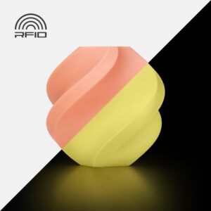 PLA Glow 1kg (With Spool) Orange - Bambu Lab