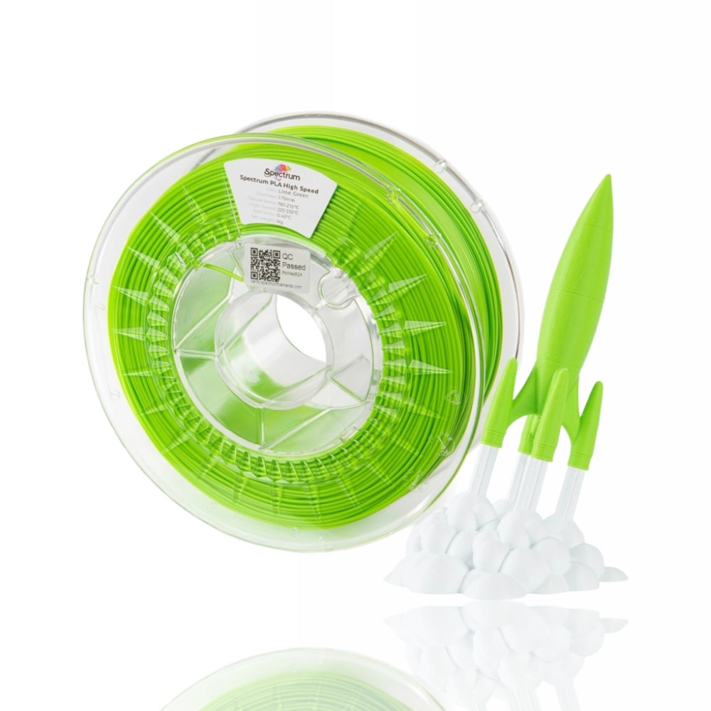 PLA High Speed 1kg Lime Green - Spectrum Filaments