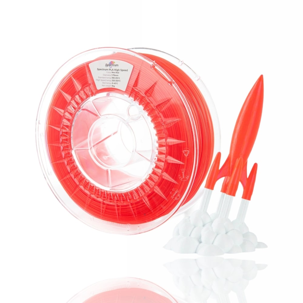 PLA High Speed 1kg Neo Red - Spectrum Filaments