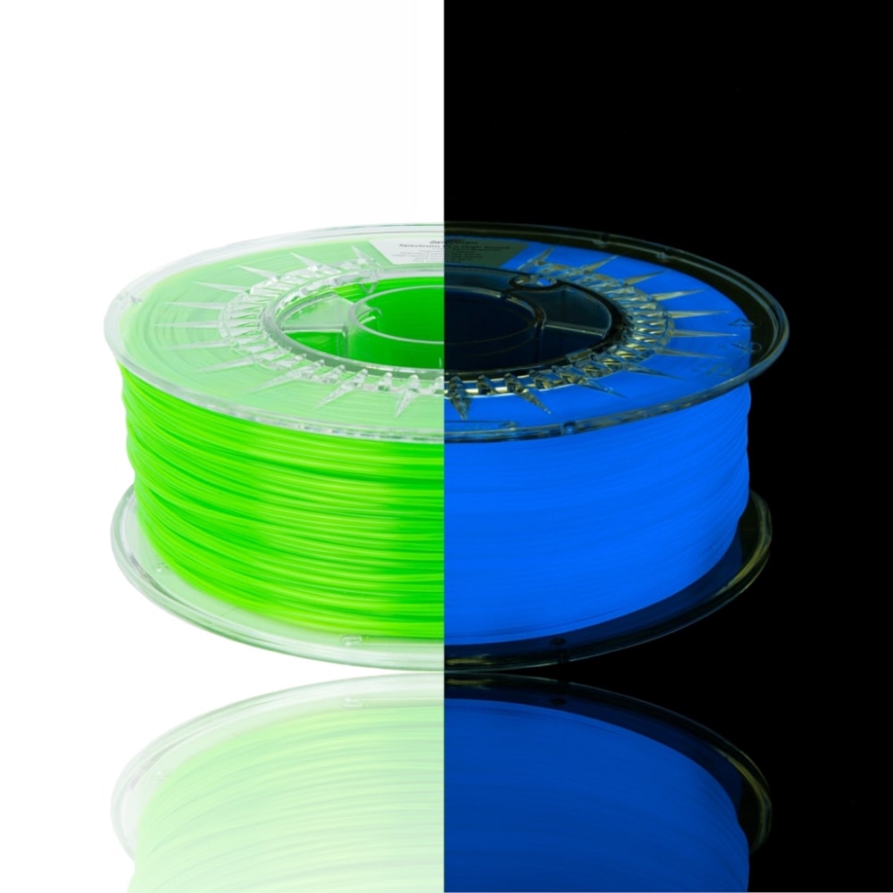 PLA High Speed 1kg Neon Green UV - Spectrum Filaments - Image 2
