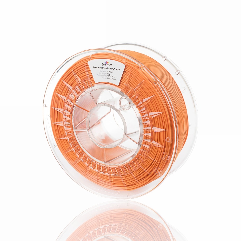 PLA Matt 1kg Lion Orange - Spectrum Filaments