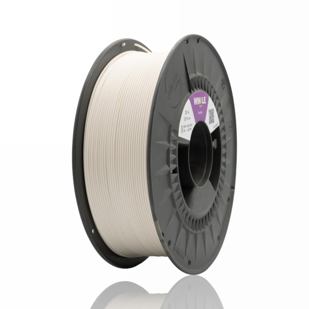 PLA MATTE 10M (AMOSTRA) Blanco Nata Cream White - WINKLE - Image 2